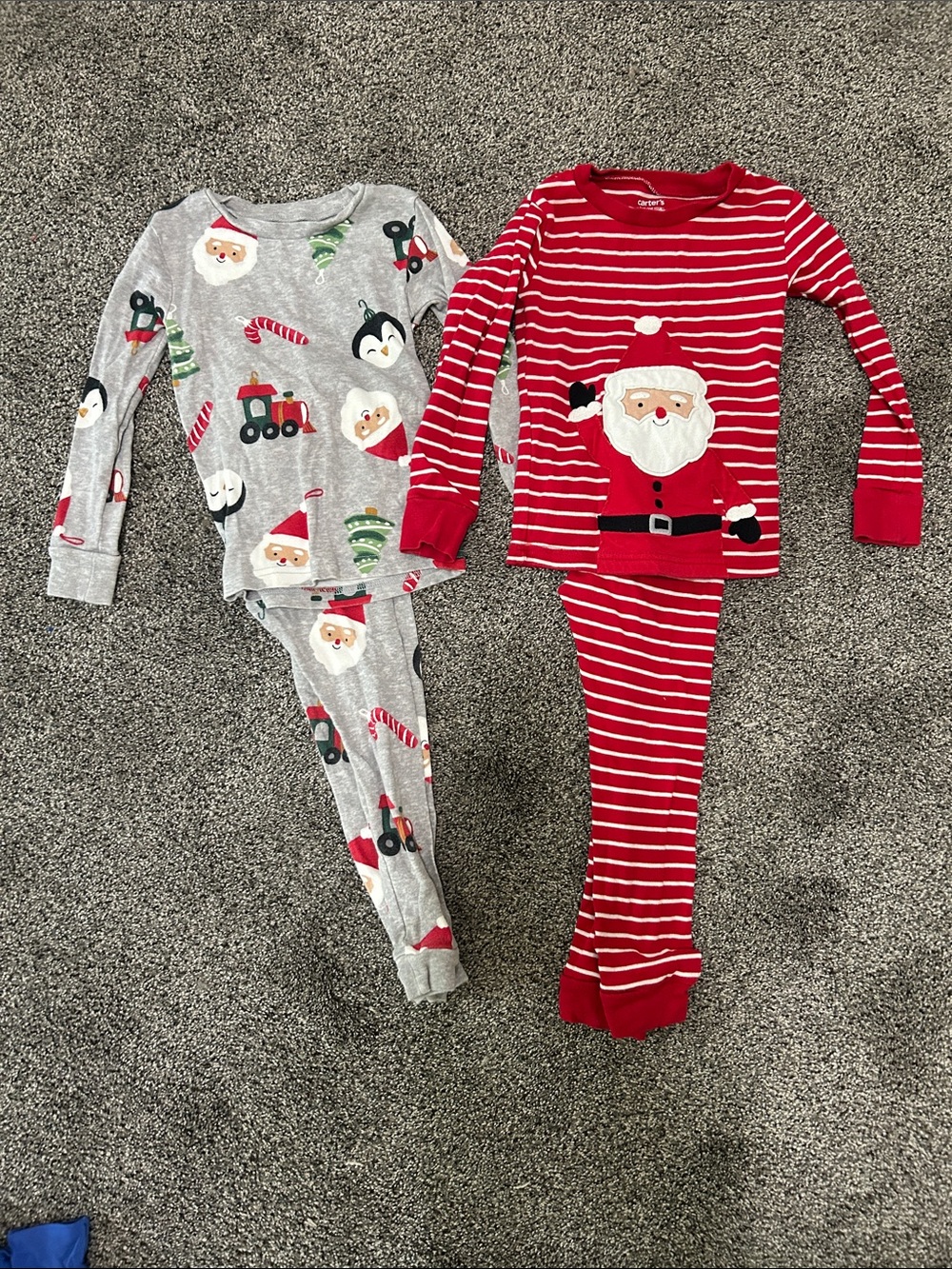 Holiday Santa Toddler Pajamas - 2 sets